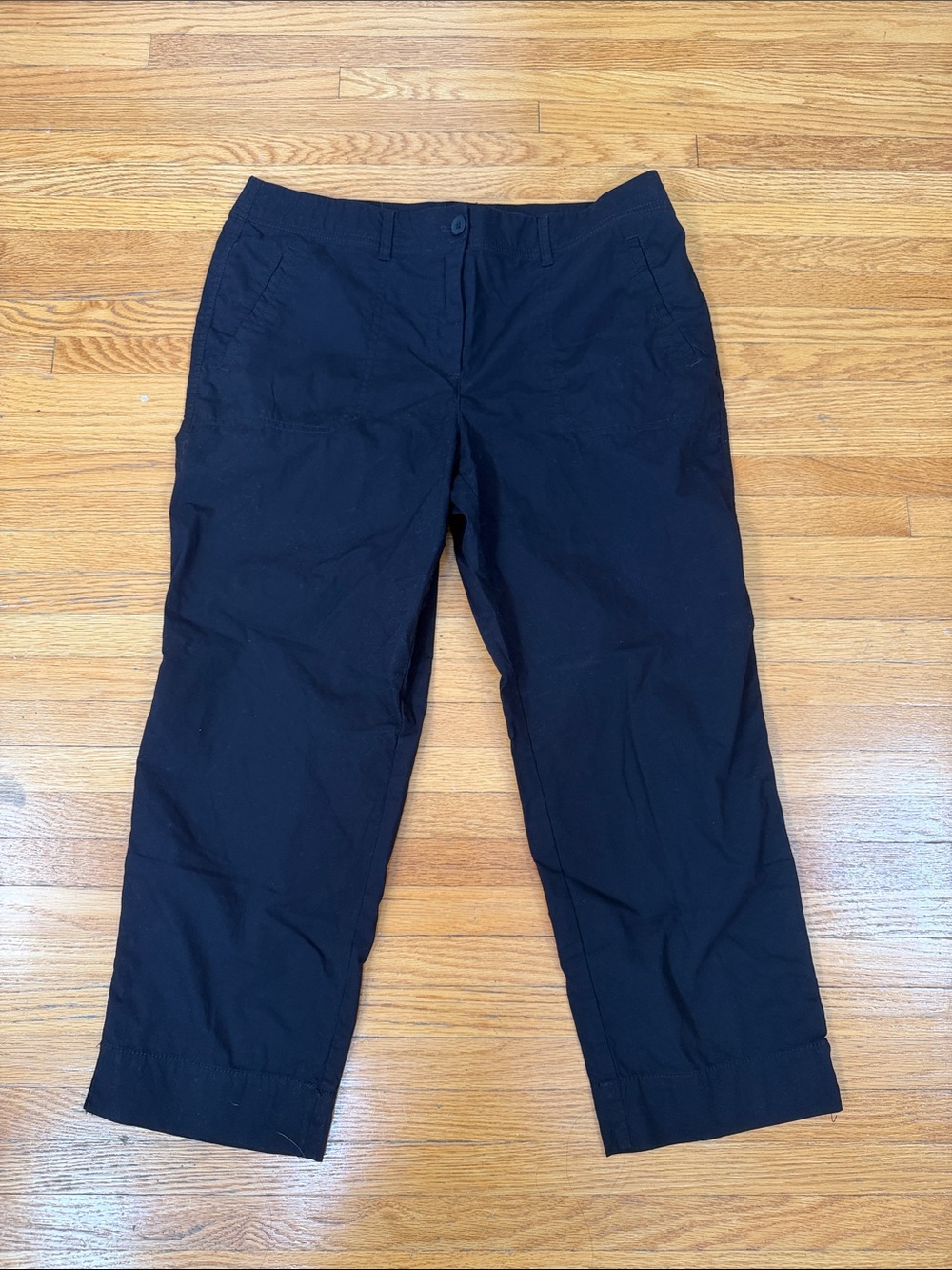 Chico's Black Crop Chinos